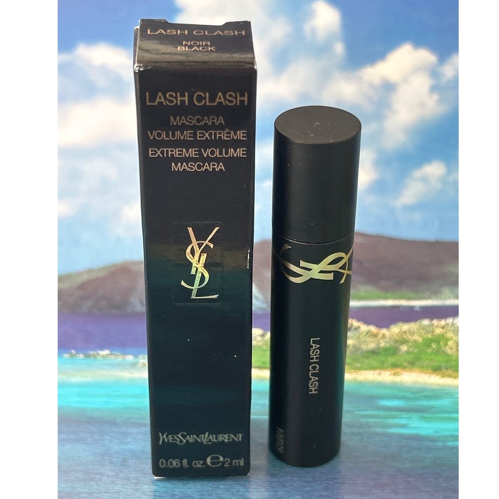 YSL Yves Saint Laurent Lash Clash Extreme Volume Mascara Noir Black 0.06 fl oz